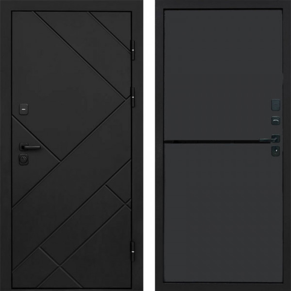 Входная дверь Termo-Door Стоун Блэк - Нео Графит