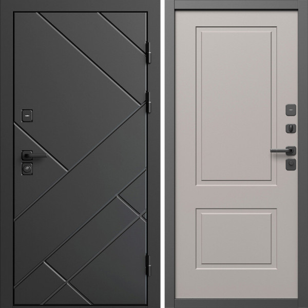Входная дверь Termo-Door Стоун Блэк - Нео Классика Капучино