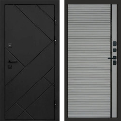 Входная дверь Termo-Door Стоун Блэк - Porte Grey софт