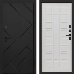 Входная дверь Termo-Door Стоун Блэк - Престиж бежевый матовый