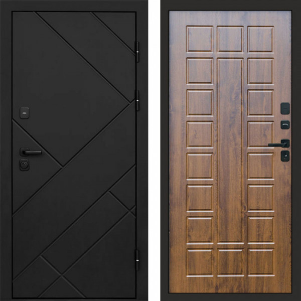 Входная дверь Termo-Door Стоун Блэк - Престиж дуб