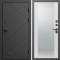 Входная дверь Termo-Door Стоун Блэк - Зеркало белый софт