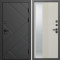 Входная дверь Termo-Door Стоун Блэк - Зеркало Люмис Соновая Кость