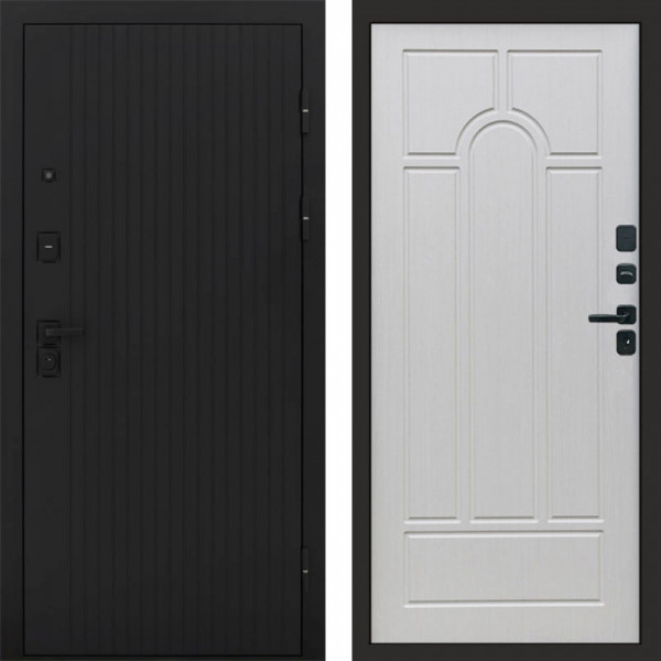 Входная дверь Termo-Door Твист Блэк - Арка лиственница