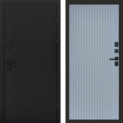 Входная дверь Termo-Door Твист Блэк - Flat Grey софт