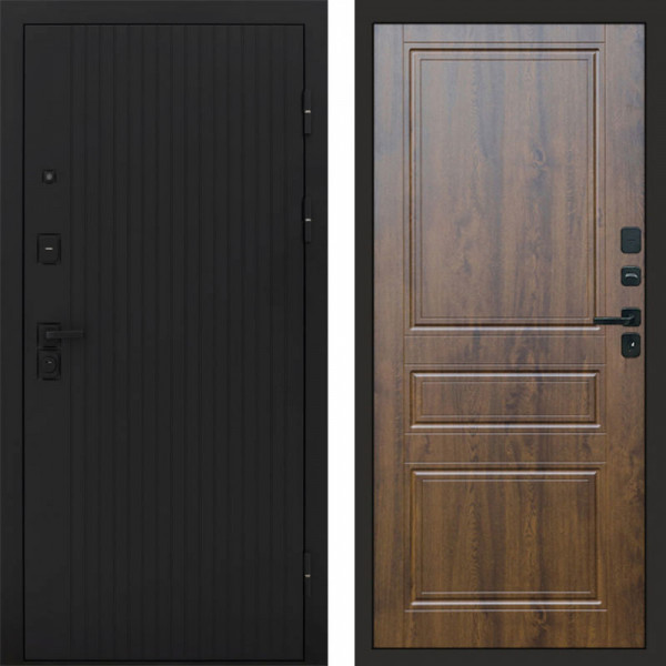 Входная дверь Termo-Door Твист Блэк - Классика дуб