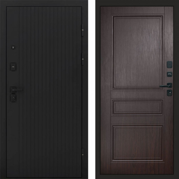 Входная дверь Termo-Door Твист Блэк - Классика венге