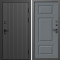 Входная дверь Termo-Door Твист Блэк - Лион Grey софт
