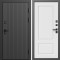 Входная дверь Termo-Door Твист Блэк - Марсель Белый софт
