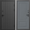 Входная дверь Termo-Door Твист Блэк - Марсель Grey софт