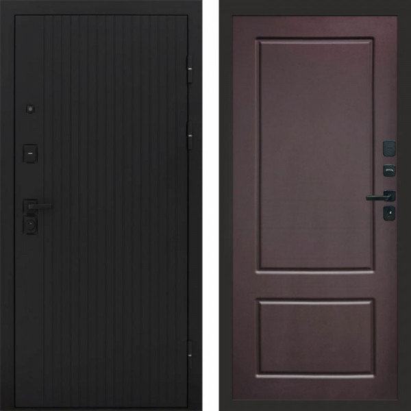 Входная дверь Termo-Door Твист Блэк - Марсель Шоколад