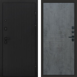 Входная дверь Termo-Door Твист Блэк - Мастино Бетон темный