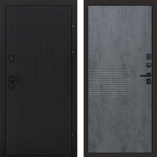 Входная дверь Termo-Door Твист Блэк - Мастино Бетон темный
