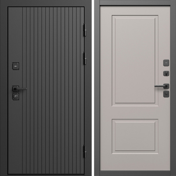 Входная дверь Termo-Door Твист Блэк - Нео Классика Капучино