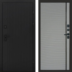 Входная дверь Termo-Door Твист Блэк - Porte Grey софт