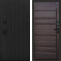 Входная дверь Termo-Door Твист Блэк - Porte Шоколад