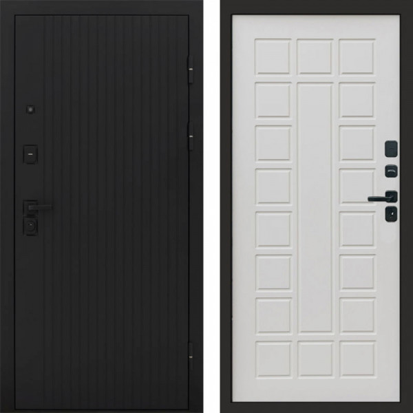 Входная дверь Termo-Door Твист Блэк - Престиж бежевый матовый