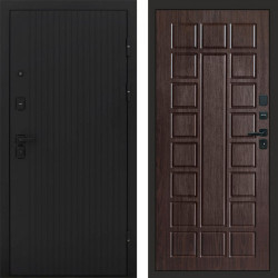 Входная дверь Termo-Door Твист Блэк - Престиж венге