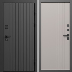 Входная дверь Termo-Door Твист Блэк - Страйп Капучино