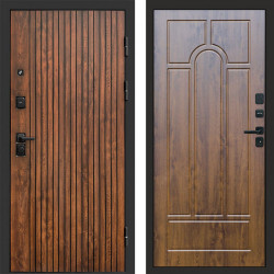 Входная дверь Termo-Door Твист Дуб Патина - Арка дуб