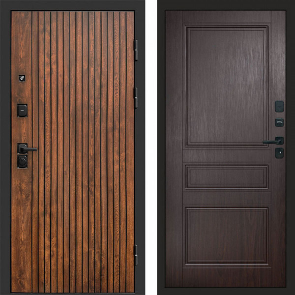 Входная дверь Termo-Door Твист Дуб Патина - Классика венге