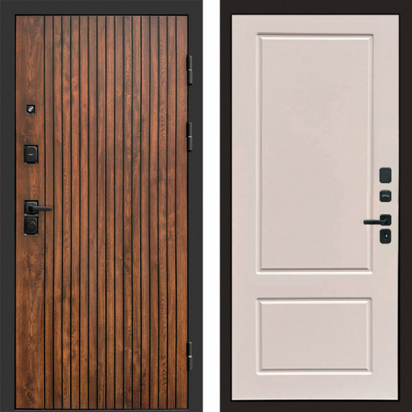 Входная дверь Termo-Door Твист Дуб Патина - Марсель Слоновая кость