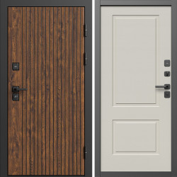 Входная дверь Termo-Door Твист Дуб Патина - Нео Классика Слоновая Кость