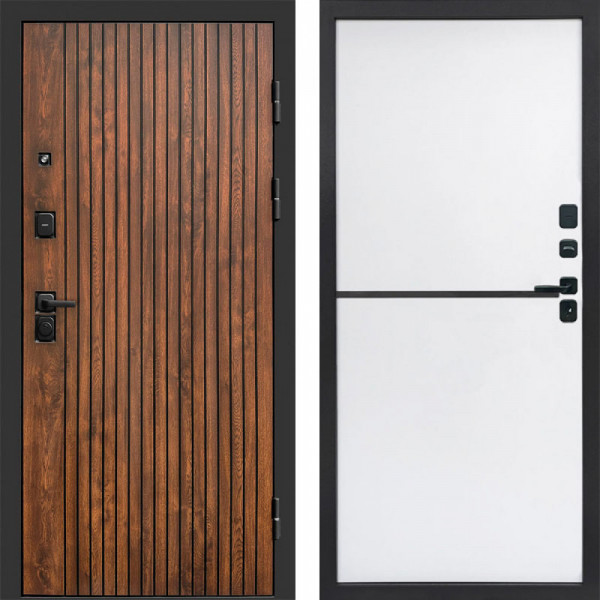 Входная дверь Termo-Door Твист Дуб Патина - Нео White