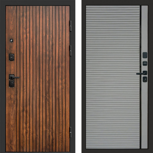 Входная дверь Termo-Door Твист Дуб Патина - Porte Grey софт