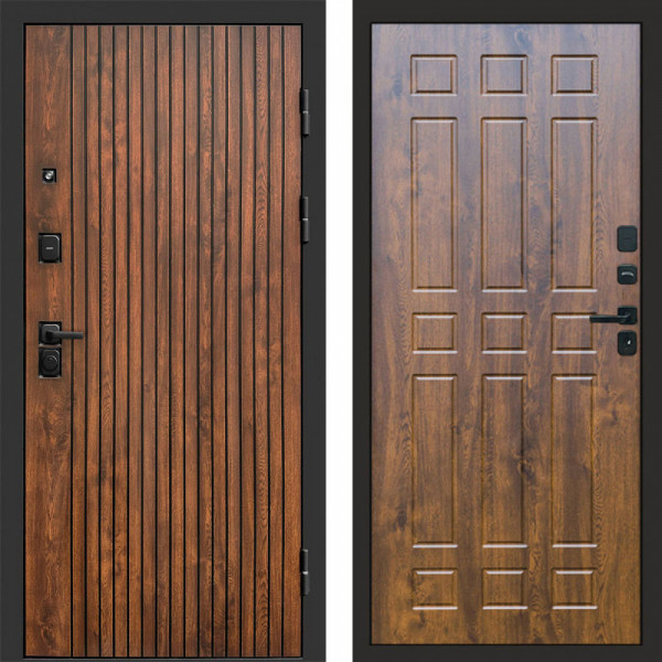 Входная дверь Termo-Door Твист Дуб Патина - Спарта дуб