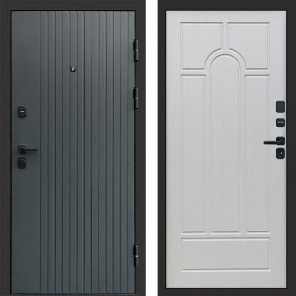 Входная дверь Termo-Door Твист Grey - Арка лиственница