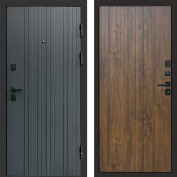 Входная дверь Termo-Door Твист Grey - Flat Дуб
