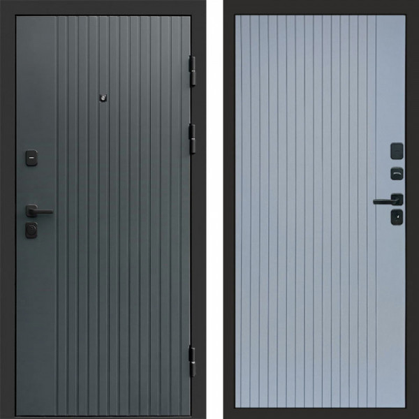 Входная дверь Termo-Door Твист Grey - Flat Grey софт