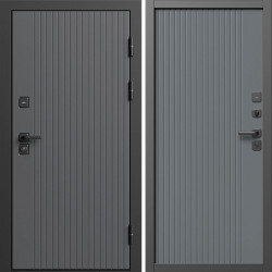 Входная дверь Termo-Door Твист Грей - Флэт Grey софт