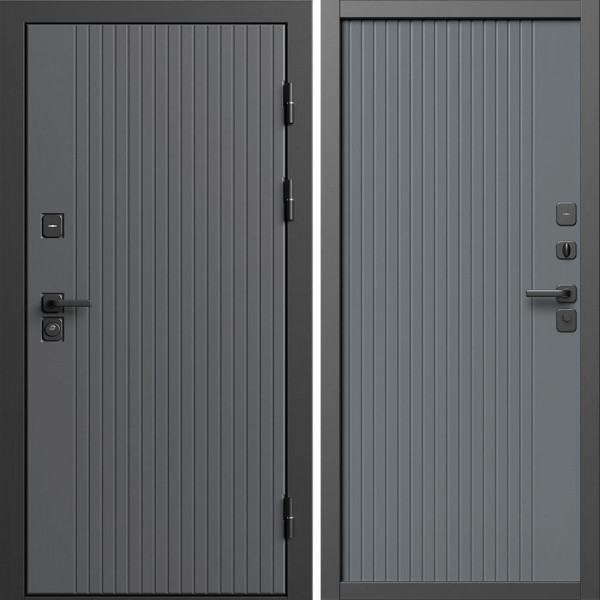 Входная дверь Termo-Door Твист Грей - Флэт Grey софт