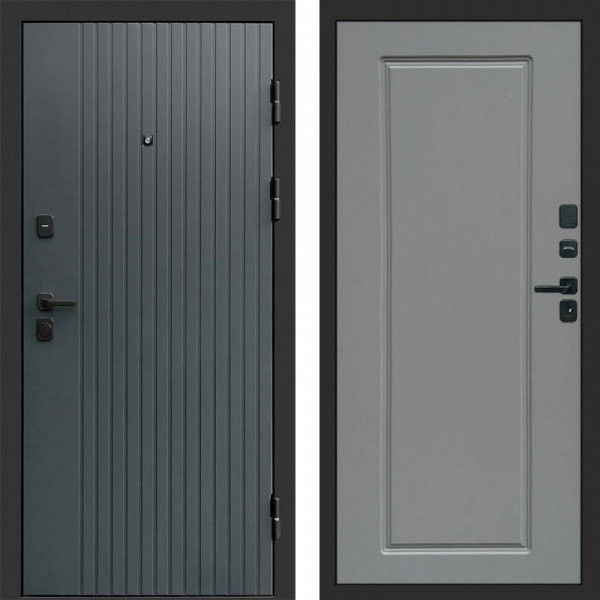 Входная дверь Termo-Door Твист Grey - Гранд Grey софт