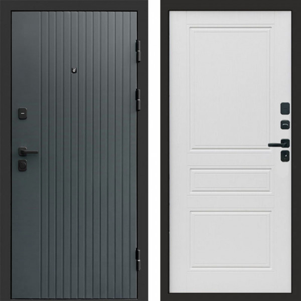 Входная дверь Termo-Door Твист Grey - Классика лиственница