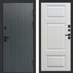 Входная дверь Termo-Door Твист Grey - Лион Лиственница