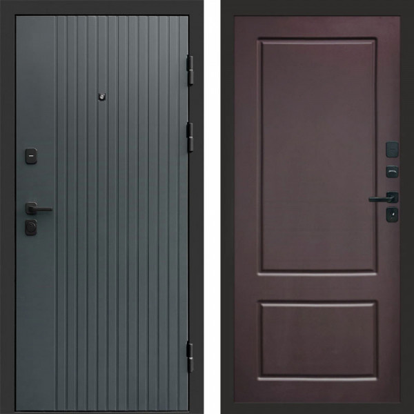Входная дверь Termo-Door Твист Grey - Марсель Шоколад