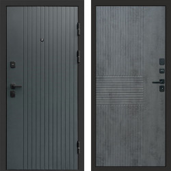 Входная дверь Termo-Door Твист Grey - Мастино Бетон темный