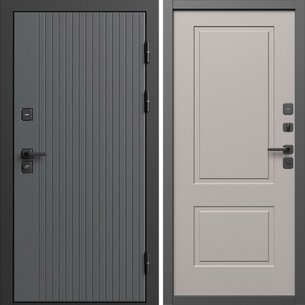 Входная дверь Termo-Door Твист Грей - Нео Классика Капучино