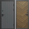 Входная дверь Termo-Door Твист Грей - Плаза Елочка Орех