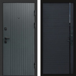 Входная дверь Termo-Door Твист Grey - Porte black
