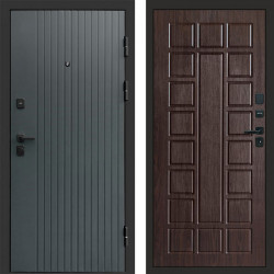 Входная дверь Termo-Door Твист Grey - Престиж венге