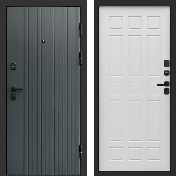 Входная дверь Termo-Door Твист Grey - Спарта лиственница