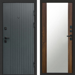 Входная дверь Termo-Door Твист Grey - Зеркало дуб