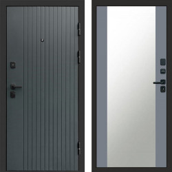 Входная дверь Termo-Door Твист Grey - Зеркало Grey Софт