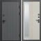 Входная дверь Termo-Door Твист Грей - Зеркало Люмис Соновая Кость