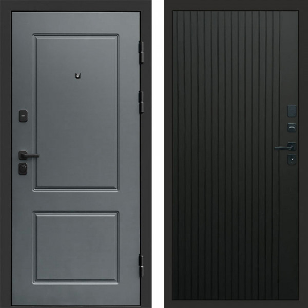 Входная дверь Termo-Door Верона - Flat Черный кварц