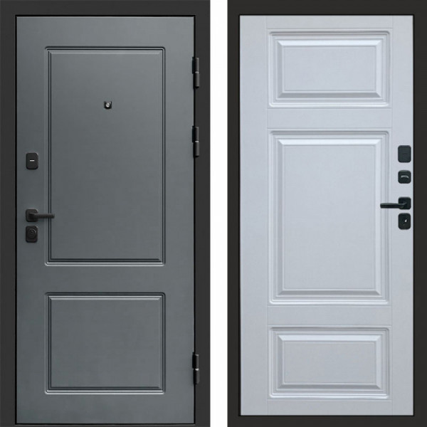 Входная дверь Termo-Door Верона - Лион Белый софт